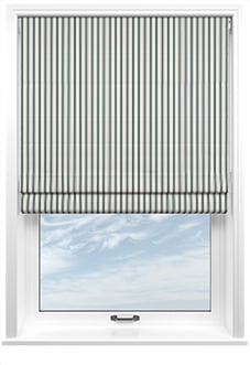 The British Stripe Co. Mary, Polzeath No.2 - Twist&Fit Roman Blind